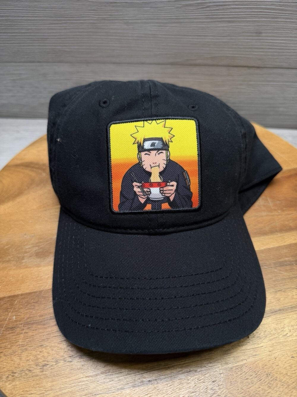 Naruto Shippuden Uzumaki Black Ball Cap Adjustable Hat Adult/Teens